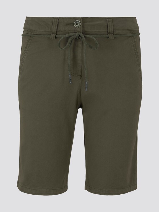 Chino Relaxed Bermuda shorts - Vrouwen - Woodland Green Chino Relaxed Bermuda shorts - Vrouwen - Woodland Green - 7 - TOM TAILOR