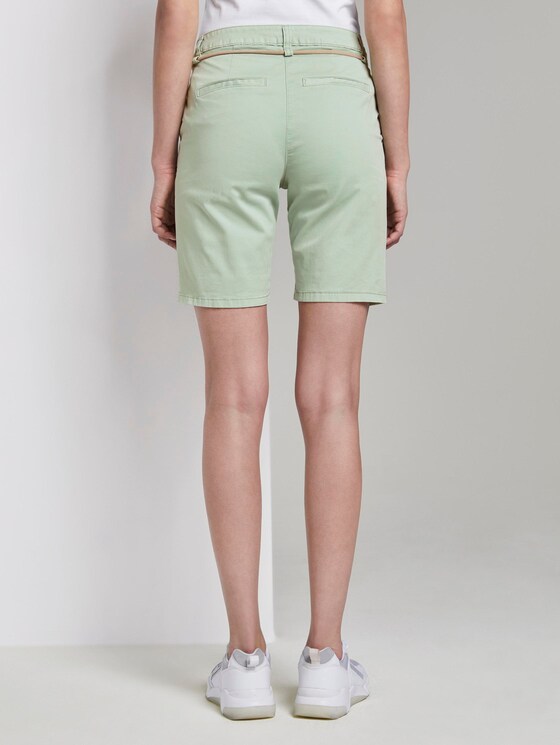 Chino Relaxed Bermuda Shorts - Frauen - Fresh Mint Green Chino Relaxed Bermuda Shorts - Frauen - Fresh Mint Green - 2 - TOM TAILOR