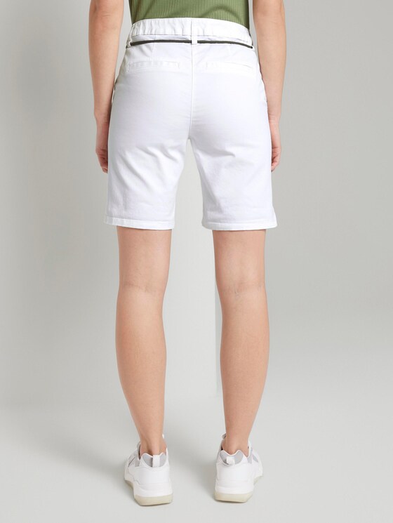 Chino Relaxed Bermuda shorts - Vrouwen - White Chino Relaxed Bermuda shorts - Vrouwen - White - 2 - TOM TAILOR