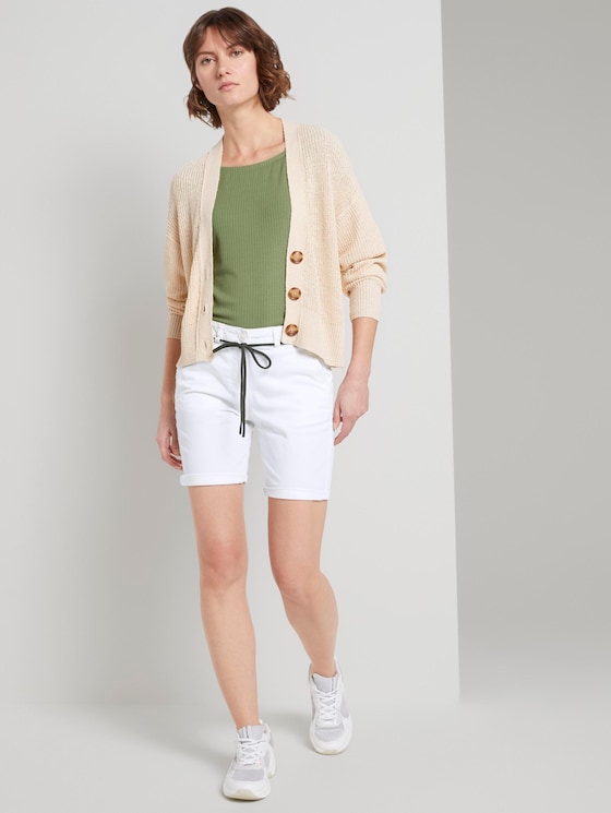 Chino Relaxed Bermuda shorts - Vrouwen - White Chino Relaxed Bermuda shorts - Vrouwen - White - 3 - TOM TAILOR