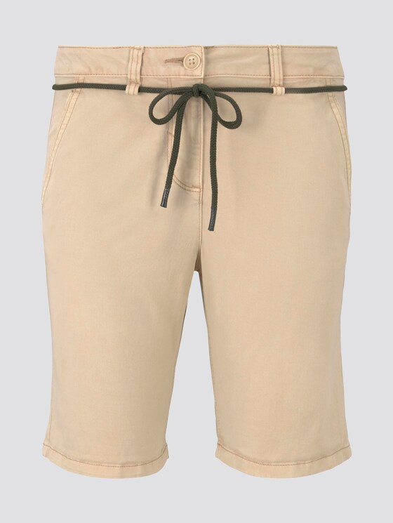 Chino Relaxed Bermuda Shorts - Frauen - cream toffee Chino Relaxed Bermuda Shorts - Frauen - cream toffee - 7 - TOM TAILOR