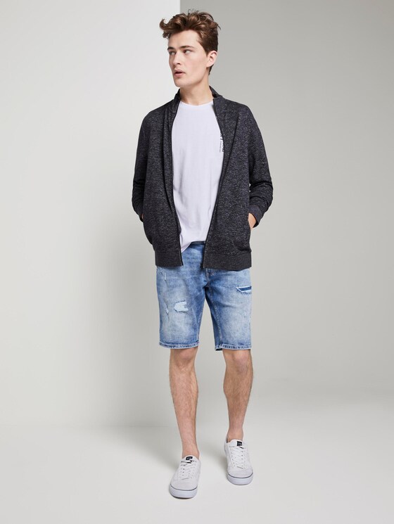 T-Shirt mit Bio-Baumwolle - Männer - White T-Shirt mit Bio-Baumwolle - Männer - White - 3 - TOM TAILOR Denim