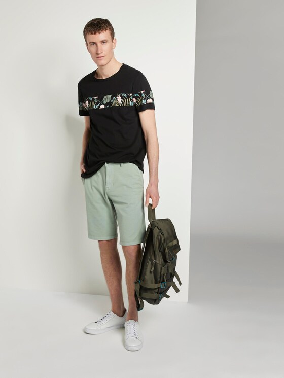 T-Shirt mit horizontalem Streifenprint - Männer - Black T-Shirt mit horizontalem Streifenprint - Männer - Black - 3 - TOM TAILOR Denim