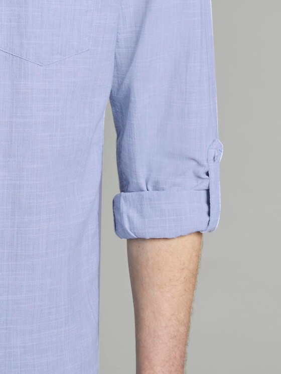 Strukturiertes Hemd mit Turn-Ups - Männer - Blue Younder Strukturiertes Hemd mit Turn-Ups - Männer - Blue Younder - 10 - TOM TAILOR Denim