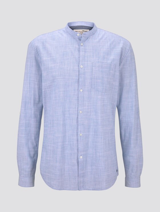 Strukturiertes Hemd mit Turn-Ups - Männer - Blue Younder Strukturiertes Hemd mit Turn-Ups - Männer - Blue Younder - 7 - TOM TAILOR Denim
