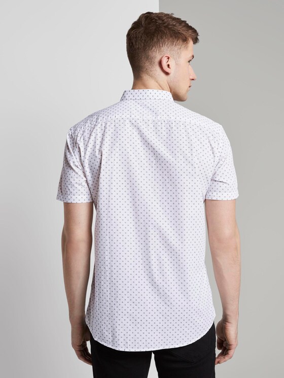 Gepunktetes Hemd - Männer - navy diamond stroke print Gepunktetes Hemd - Männer - navy diamond stroke print - 2 - TOM TAILOR Denim