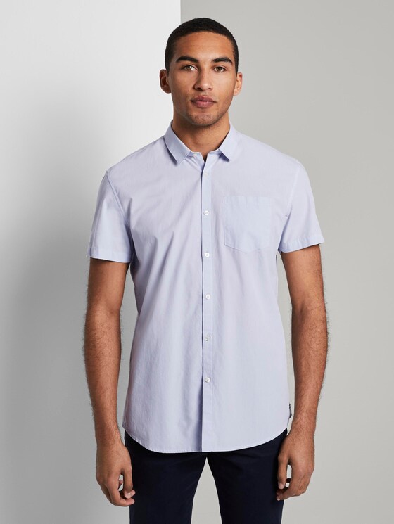 Striped shirt - Men - Light Blue Striped shirt - Men - Light Blue - 1 - TOM TAILOR Denim
