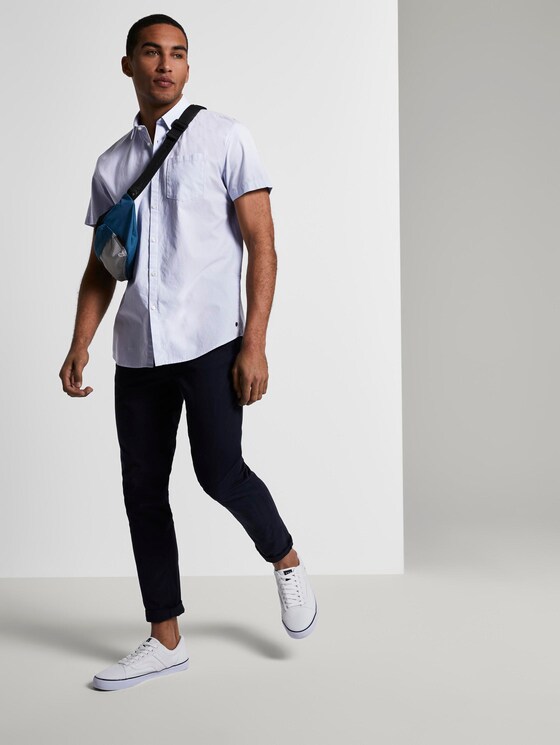 Striped shirt - Men - Light Blue Striped shirt - Men - Light Blue - 3 - TOM TAILOR Denim