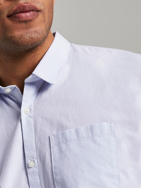 Striped shirt - Men - Light Blue Striped shirt - Men - Light Blue - 9 - TOM TAILOR Denim