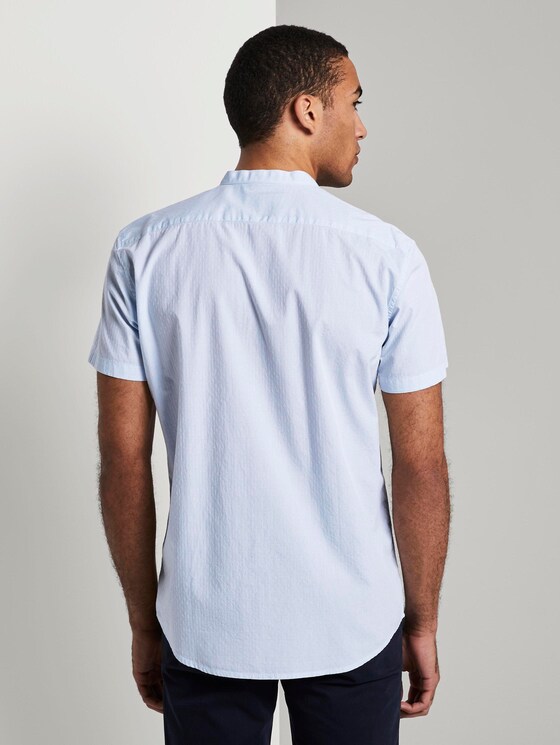 Hemd mit Stehkragen - Männer - light blue dobby dot structure Hemd mit Stehkragen - Männer - light blue dobby dot structure - 2 - TOM TAILOR Denim