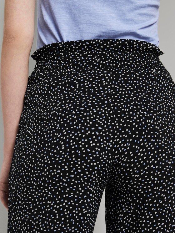 Culotte Hose mit elastischem Bund - Frauen - black offwhite dot print Culotte Hose mit elastischem Bund - Frauen - black offwhite dot print - 10 - TOM TAILOR