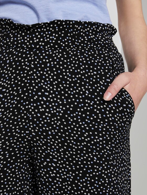 Culotte Hose mit elastischem Bund - Frauen - black offwhite dot print Culotte Hose mit elastischem Bund - Frauen - black offwhite dot print - 9 - TOM TAILOR