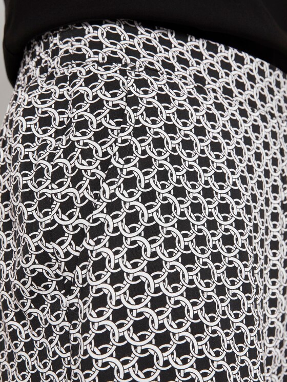 Loose Fit Hose mit elastischem Bund - Frauen - black circle design Loose Fit Hose mit elastischem Bund - Frauen - black circle design - 10 - TOM TAILOR