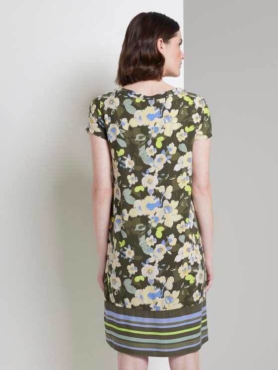 Gemustertes T-Shirt-Kleid - Frauen - khaki floral design Gemustertes T-Shirt-Kleid - Frauen - khaki floral design - 2 - TOM TAILOR