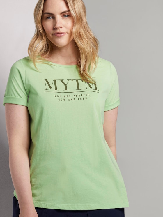 T-Shirt mit Artwork - Frauen - light pistachio green T-Shirt mit Artwork - Frauen - light pistachio green - 5 - My True Me