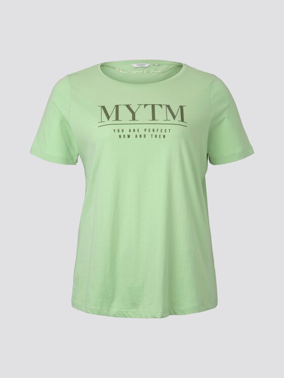 T-Shirt mit Artwork - Frauen - light pistachio green T-Shirt mit Artwork - Frauen - light pistachio green - 7 - My True Me