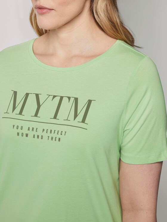 T-Shirt mit Artwork - Frauen - light pistachio green T-Shirt mit Artwork - Frauen - light pistachio green - 9 - My True Me