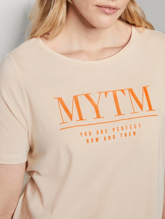T-Shirt mit Artwork - Frauen - cotton fluff T-Shirt mit Artwork - Frauen - cotton fluff - 9 - My True Me
