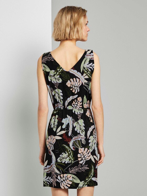 Ärmelloses Minikleid mit tropischem Print - Frauen - black tropical print Ärmelloses Minikleid mit tropischem Print - Frauen - black tropical print - 2 - TOM TAILOR Denim