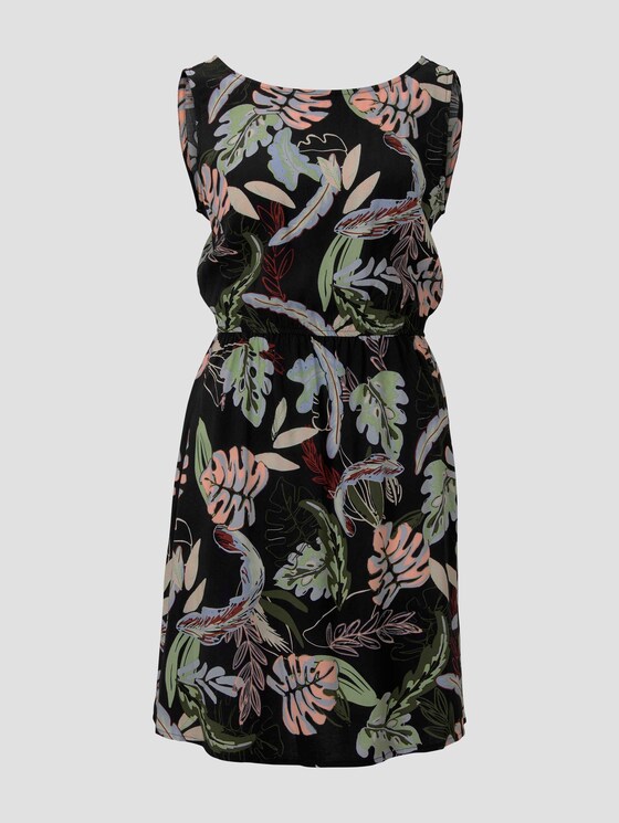 Ärmelloses Minikleid mit tropischem Print - Frauen - black tropical print Ärmelloses Minikleid mit tropischem Print - Frauen - black tropical print - 7 - TOM TAILOR Denim