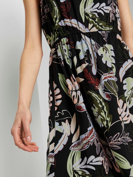 Ärmelloses Minikleid mit tropischem Print - Frauen - black tropical print Ärmelloses Minikleid mit tropischem Print - Frauen - black tropical print - 9 - TOM TAILOR Denim
