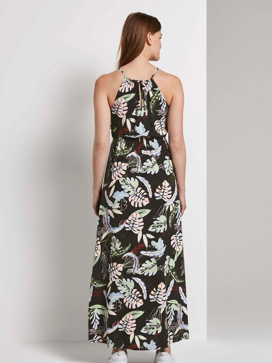 Neckholder-Maxikleid mit tropischem Print - Frauen - black tropical print Neckholder-Maxikleid mit tropischem Print - Frauen - black tropical print - 2 - TOM TAILOR Denim