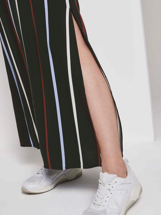 Neckholder-Maxikleid mit tropischem Print - Frauen - black blue rust stripe Neckholder-Maxikleid mit tropischem Print - Frauen - black blue rust stripe - 10 - TOM TAILOR Denim