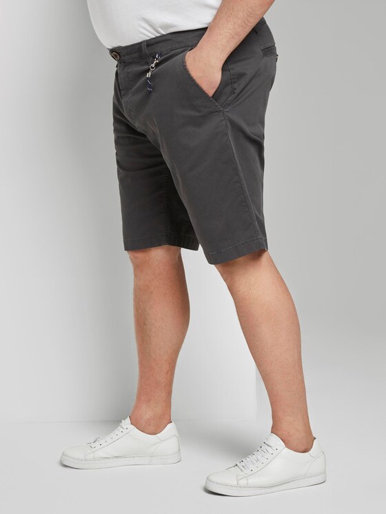 Josh Regular Slim Chino Shorts - Männer - grey small t design Josh Regular Slim Chino Shorts - Männer - grey small t design - 11 - Men Plus