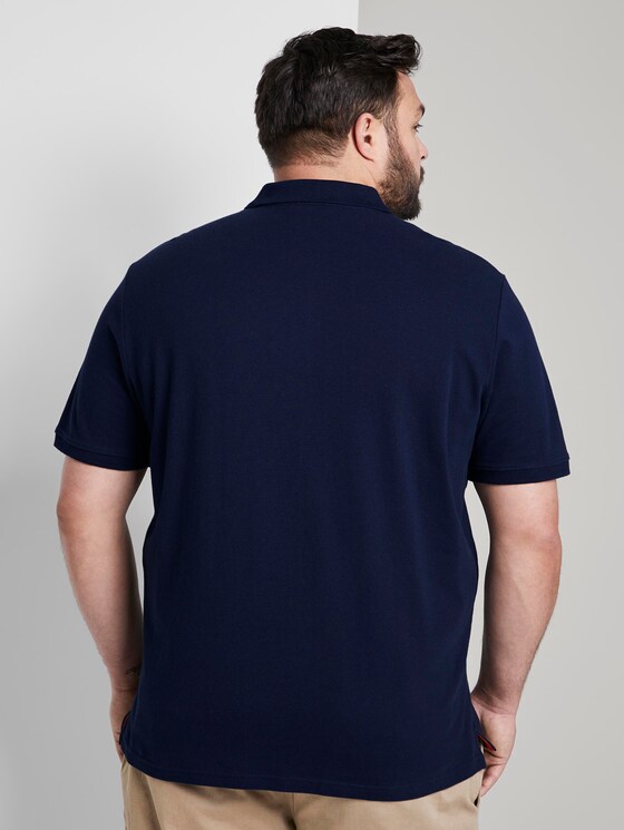 Poloshirt mit Logo-Stickerei - Männer - Sky Captain Blue Poloshirt mit Logo-Stickerei - Männer - Sky Captain Blue - 2 - Men Plus