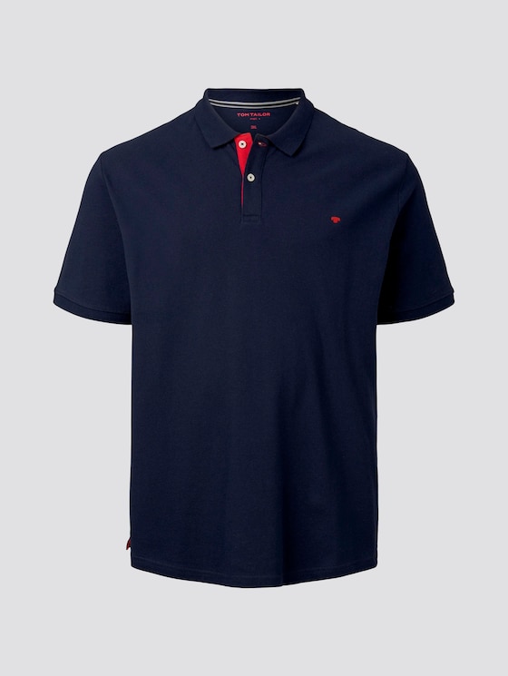 Poloshirt mit Logo-Stickerei - Männer - Sky Captain Blue Poloshirt mit Logo-Stickerei - Männer - Sky Captain Blue - 7 - Men Plus