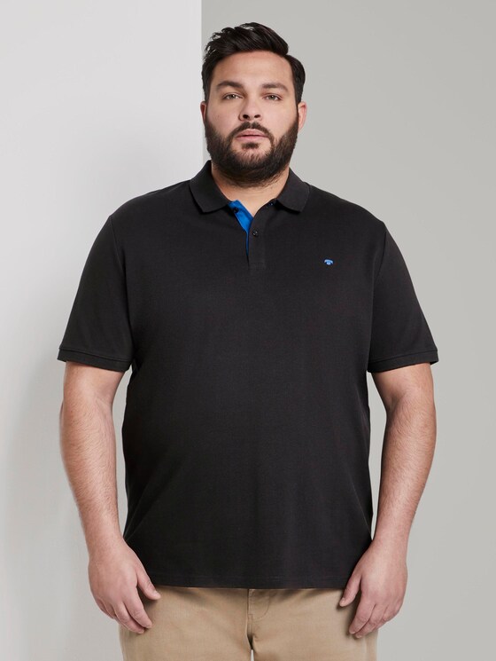 Poloshirt mit Logo-Stickerei - Männer - Black Poloshirt mit Logo-Stickerei - Männer - Black - 2 - Men Plus