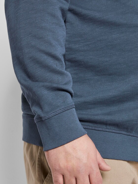 Schlichtes Sweatshirt - Männer - Sky Captain Blue Schlichtes Sweatshirt - Männer - Sky Captain Blue - 10 - Men Plus