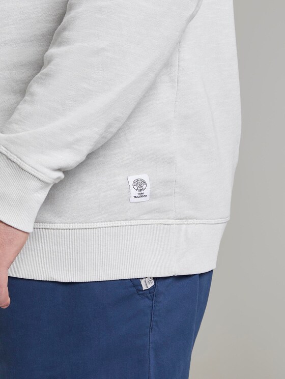 eenvoudige Sweater - Mannen - Silver Grey eenvoudige Sweater - Mannen - Silver Grey - 10 - Men Plus
