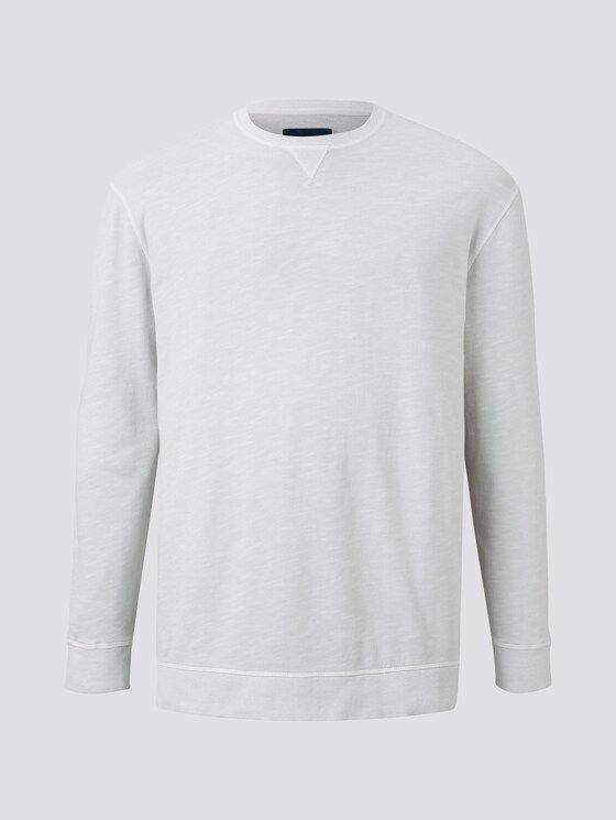 eenvoudige Sweater - Mannen - Silver Grey eenvoudige Sweater - Mannen - Silver Grey - 7 - Men Plus
