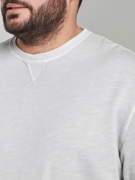 eenvoudige Sweater - Mannen - Silver Grey eenvoudige Sweater - Mannen - Silver Grey - 9 - Men Plus