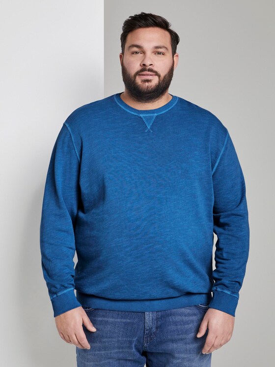 Simple sweatshirt - Men - victory-blue Simple sweatshirt - Men - victory-blue - 1 - Men Plus