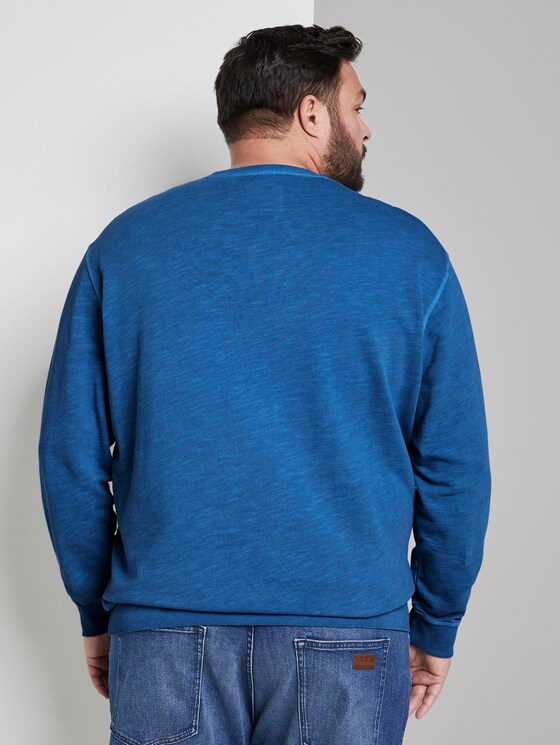 Simple sweatshirt - Men - victory-blue Simple sweatshirt - Men - victory-blue - 2 - Men Plus