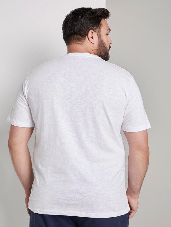 T-Shirt mit Print - Männer - White T-Shirt mit Print - Männer - White - 2 - Men Plus