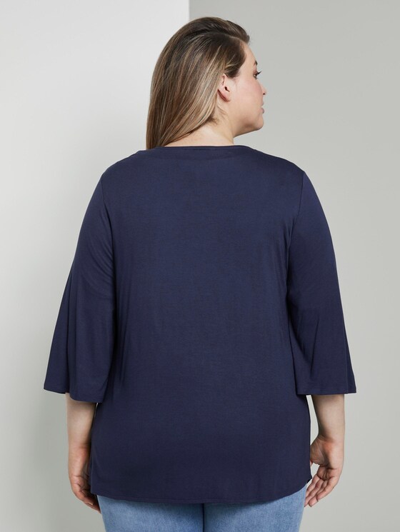 Fließender Cardigan - Frauen - Real Navy Blue Fließender Cardigan - Frauen - Real Navy Blue - 2 - My True Me