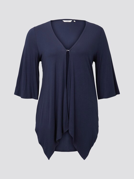 Fließender Cardigan - Frauen - Real Navy Blue Fließender Cardigan - Frauen - Real Navy Blue - 7 - My True Me
