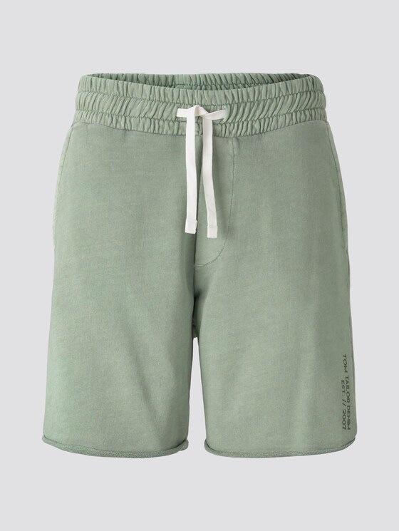 Sweat-Shorts im Washed-Look - Männer - Dusty Leave Green Sweat-Shorts im Washed-Look - Männer - Dusty Leave Green - 7 - TOM TAILOR Denim