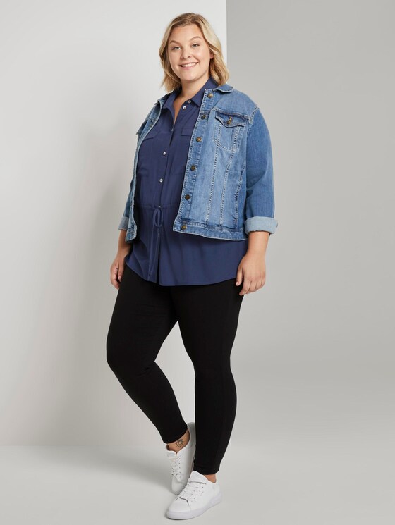 Bluse im Utility-Look - Frauen - Real Navy Blue Bluse im Utility-Look - Frauen - Real Navy Blue - 3 - My True Me