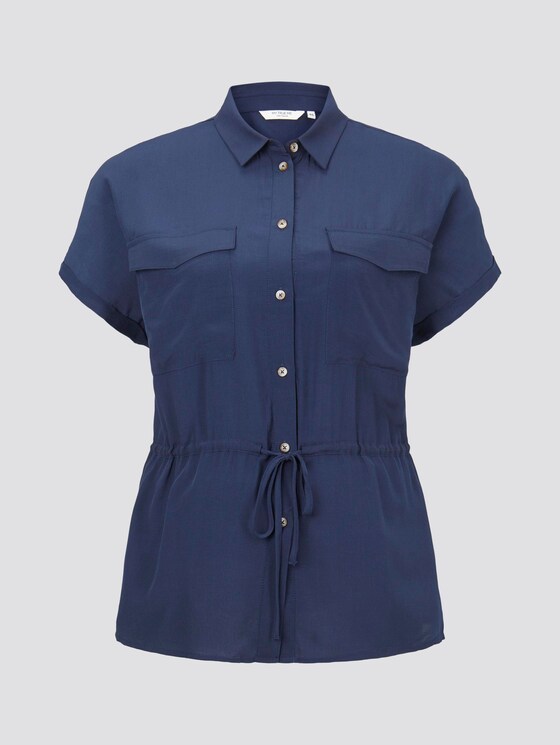 Bluse im Utility-Look - Frauen - Real Navy Blue Bluse im Utility-Look - Frauen - Real Navy Blue - 7 - My True Me