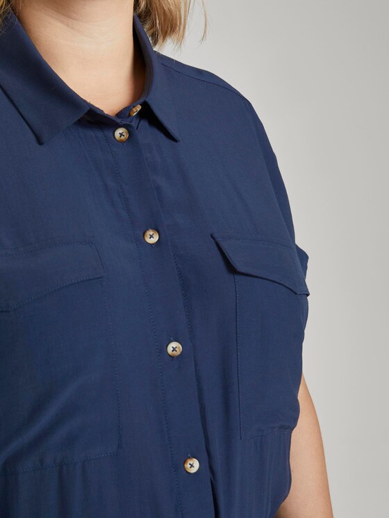 Bluse im Utility-Look - Frauen - Real Navy Blue Bluse im Utility-Look - Frauen - Real Navy Blue - 9 - My True Me