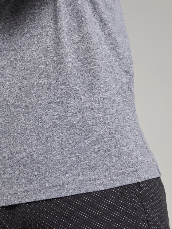 Meliertes T-Shirt mit Print - Männer - blue mocktwist Meliertes T-Shirt mit Print - Männer - blue mocktwist - 10 - TOM TAILOR