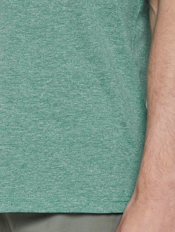 Meliertes T-Shirt mit Print - Männer - green mocktwist Meliertes T-Shirt mit Print - Männer - green mocktwist - 10 - TOM TAILOR
