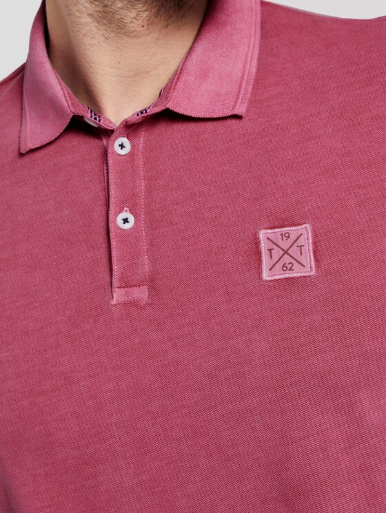 Poloshirt mit Logo-Patch - Männer - wine rose pink Poloshirt mit Logo-Patch - Männer - wine rose pink - 10 - TOM TAILOR