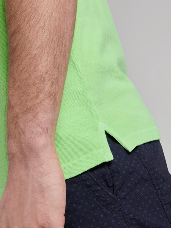 Poloshirt mit Logo-Patch - Männer - neon gecko green Poloshirt mit Logo-Patch - Männer - neon gecko green - 9 - TOM TAILOR