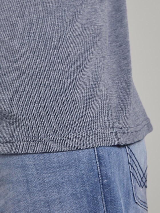 Zweifarbiges Poloshirt mit Kontrastblende - Männer - dark blue two tone Zweifarbiges Poloshirt mit Kontrastblende - Männer - dark blue two tone - 10 - TOM TAILOR