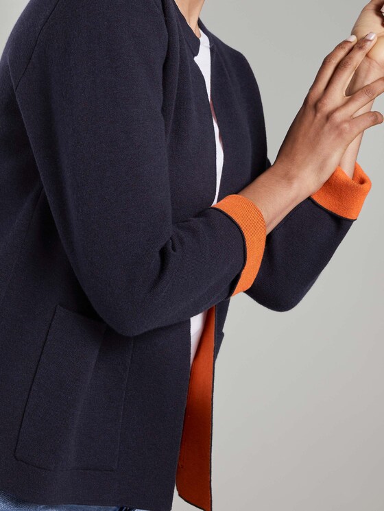 Knitted blazer - Women - Sky Captain Blue Knitted blazer - Women - Sky Captain Blue - 10 - Mine to five